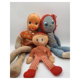 Vintage Fabric Dolls