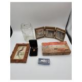 Glass Jar, Frames, Jewelry, Art, Coin