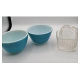 Pyrex Bowl and Butter Dish