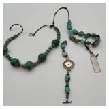 Turquoise Bead Jewelry Set