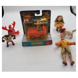 Toy Story Figures with Barbie Car
