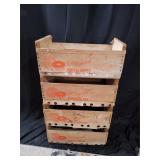 Four Maggio Melons Wood Crates