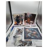 Diamond Art Wolf Pieces