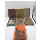 7 vintage school readers books