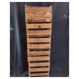 Sunny Slope Wooden Peach Crates