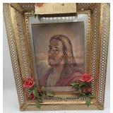 Religious Frame and Statue