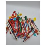 Plastic drink stirrers