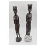 Ebony Hand-Carved Figures