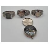 Three Watches and Compass