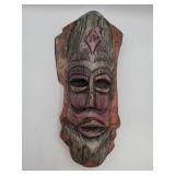 Sculpted Tribal Face Mask with Back Damage