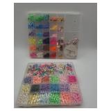 Two Assorted Plastic Bead Organizers