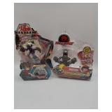 Bakugan Skorporos and Mecard Mugan action figures