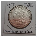 1878-S Morgan Silver Dollar