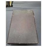 Phonola record case with Columbia LP records