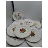 Lenox Butterfly Meadow and Enoch Wedgwood Plates
