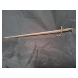 French bayonet with scabbard 1878 inscription