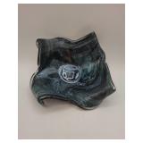 Murano glass bowl with label