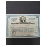 New York Central Railroad stock certificate 1967