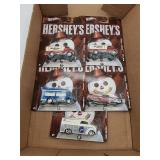 Hot Wheels Hershey's delivery vans lot of 5
