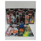 Star Wars Kenner action figures, 5 carded