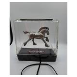 Bud Light Clydesdale horse lighted display