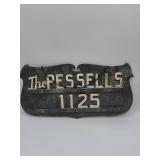 Pessells Metal Address Signs