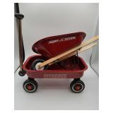 Radio Flyer wheelbarrow and Speedway Express wagon