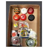 Yo-yos with Duncan, Nite-Glo, Minions