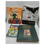 LEGO Ninjago and 3 Books Lot
