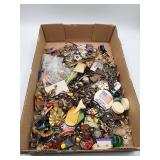 Keychains, pins, jewelry lot