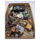 Costume jewelry lot with bracelets