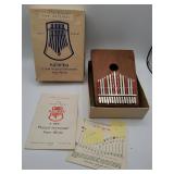 Hugh Tracey kalimba with box and manual