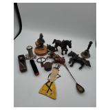 Character figurine, animal figurines