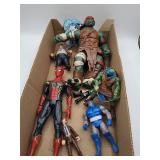 Marvel Spider-Man and TMNT Action Figures