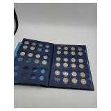 Jefferson Nickels 1938-1964 album with 46 coins
