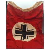 German WWII Reichskriegsflagge with stamp