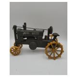John Deere cast iron toy tractor