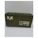 GI Joe carrying case plastic