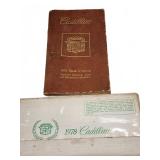 1978 Cadillac Owner's Manual and Consumer Info