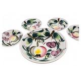 Ironstone China Hand Painted Bowls 5 Pieces