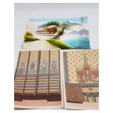 Religious Prints with Japanese Embroidery Art