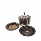 Avon Silverplate Bowl, Lidded Box and Plate