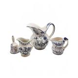 J&G Meakin Classic White Blue Transferware