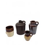 Stoneware Pitchers and Jug Group