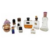 Perfume and Cologne Bottles with Avon, Tabu, Blue,