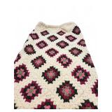 Crocheted Skirt With Square Pattern