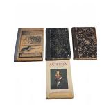 4 Antique Books by Various Authors