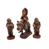 Clem Figurines With Musicians and Rider