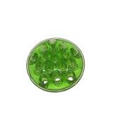 Uranium Glass Flower Frog