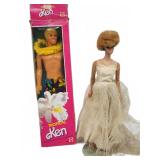 Tropical Ken Doll With Box And Barbie Doll